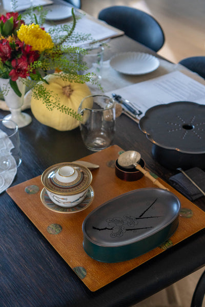 Stackable Lunch Box (Hap) & Versatile Tea Pot Tray