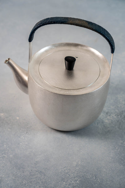 Artisanal Silver Tea Kettle