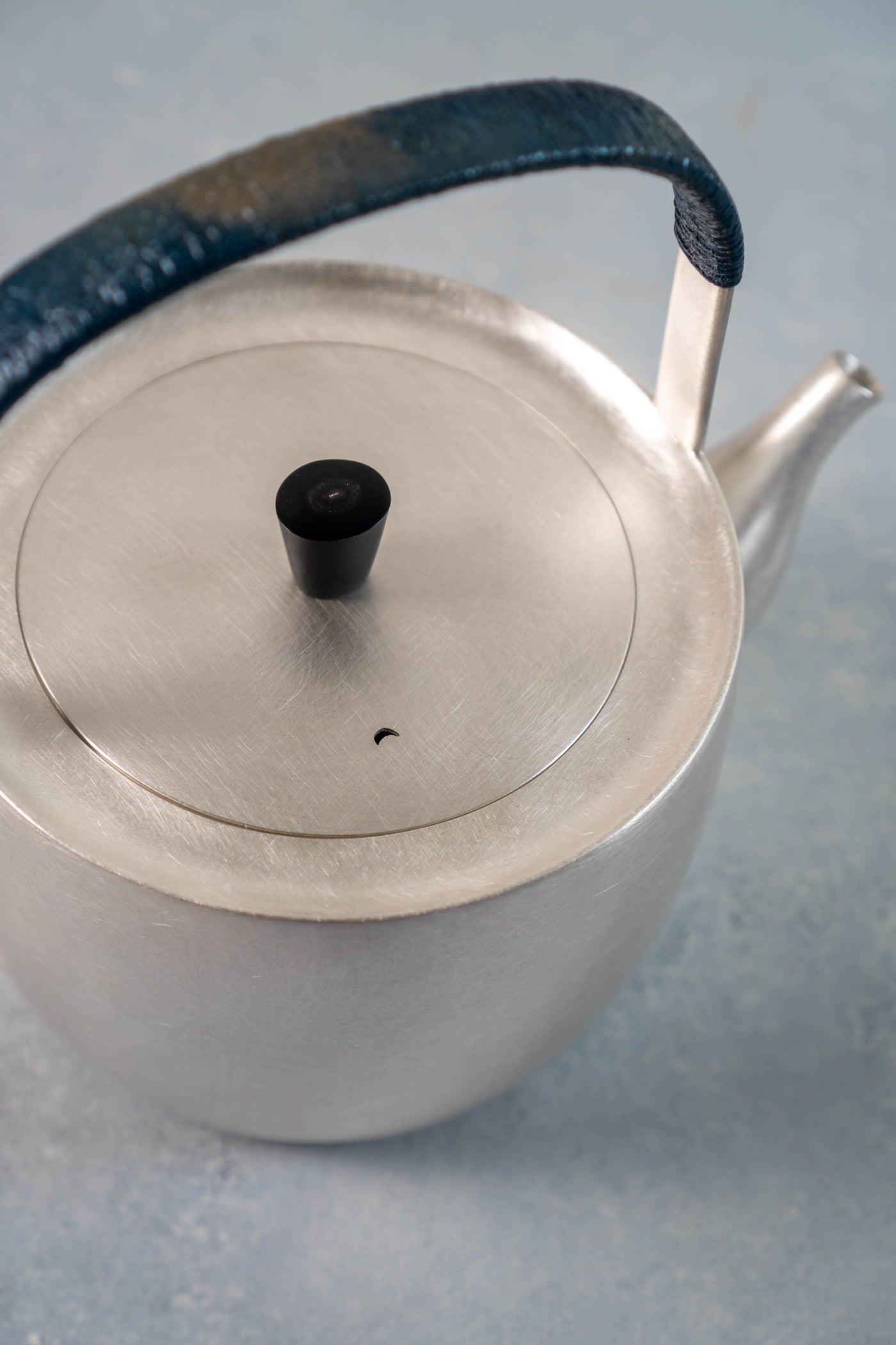 Artisanal Silver Tea Kettle