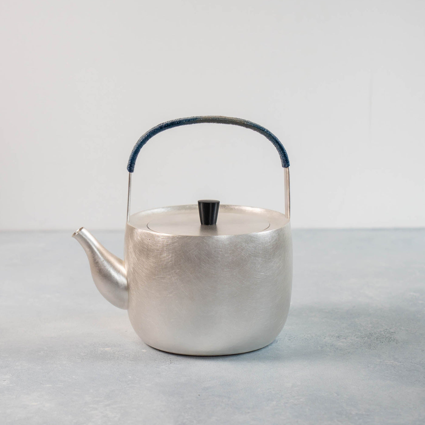 Artisanal Silver Tea Kettle