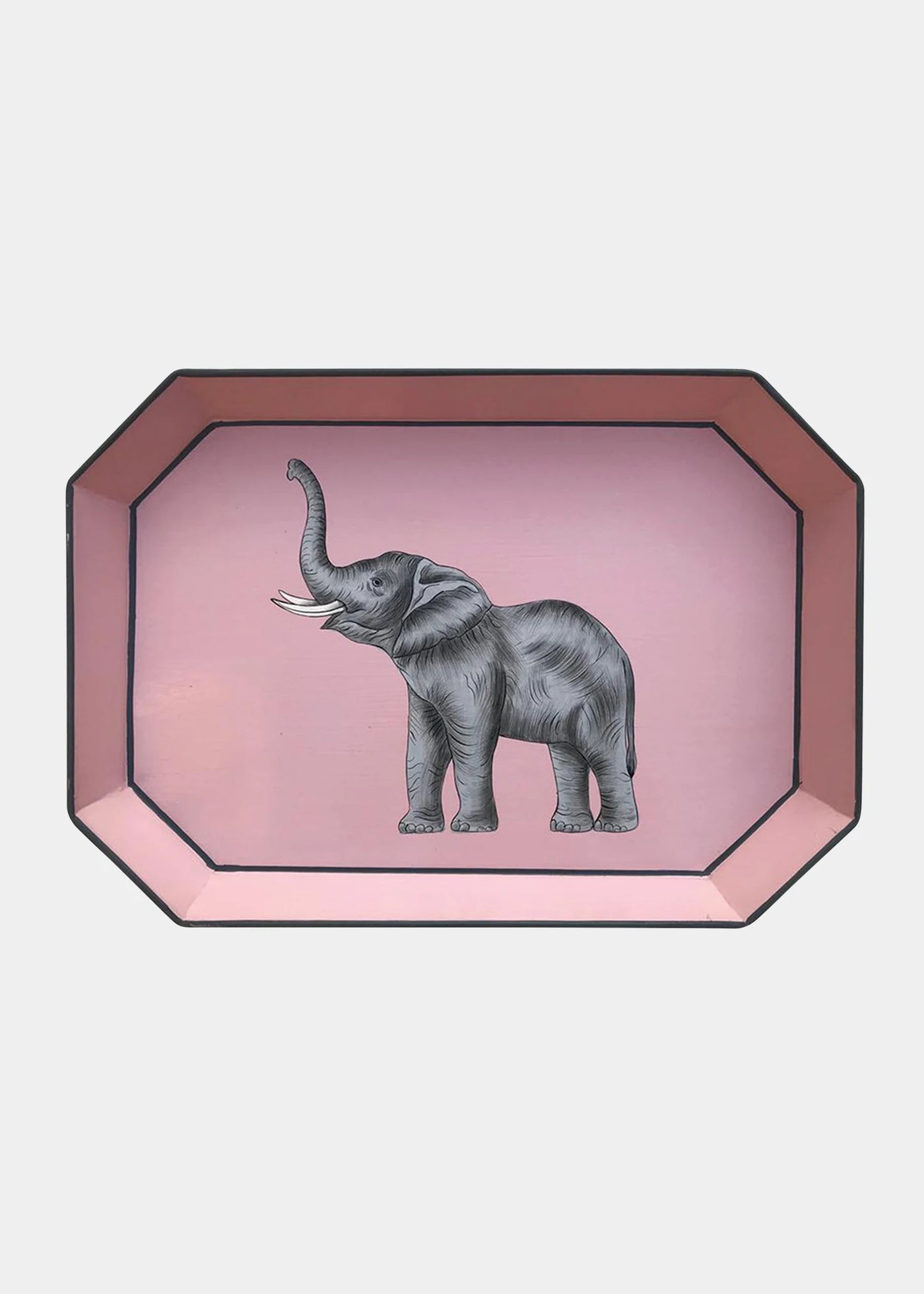 Pink Elephant Iron Tray