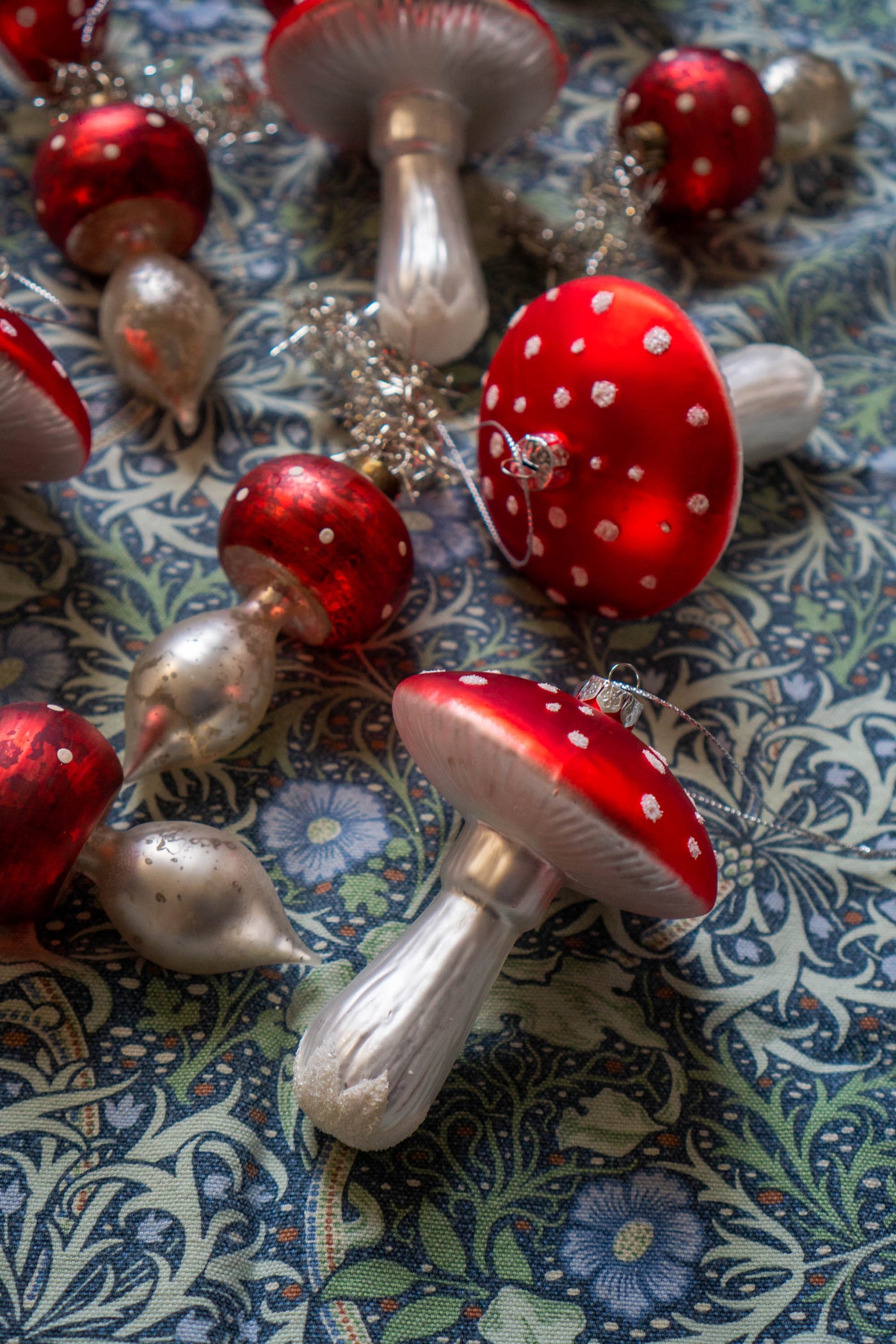 Red Mushroom Ornaments