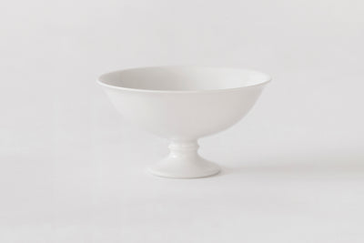 Jicon Yogurt & Dessert Cups - White (Plain, Brown Rim)